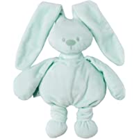 Nattou Lapidou Conejo de peluche - Compañero desde el nacimiento- 36 cm- Verde menta